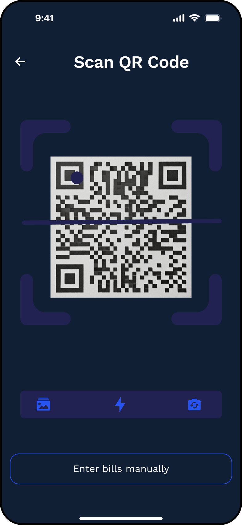 Scan QR code